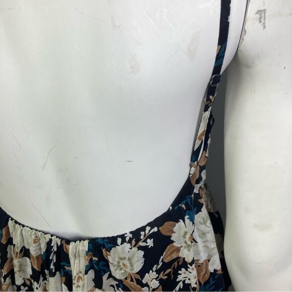 Abercrombie & Fitch Maxi dress XS Babydoll floral cottagecore strappy cotton - Picture 12 of 16